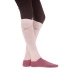 Gummy Socks - White & Old Pink