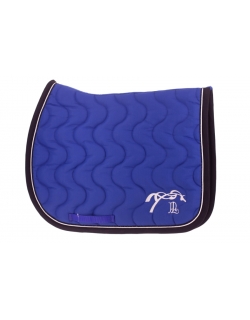Diamant Saddle Pad - Royal Blue & Black