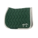Tapis de selle Diamant - Vert Forêt & Blanc