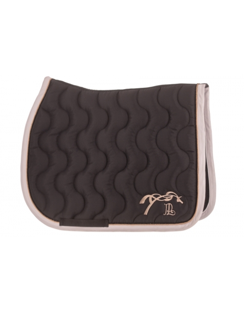Tapis de selle Diamant - Noir & Rose Gold