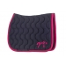 Eden by Pénélope Diamant Saddle Pad - Navy & Fuchsia