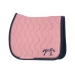 Eden by Pénélope Diamant Saddle Pad - Pale Pink & Navy