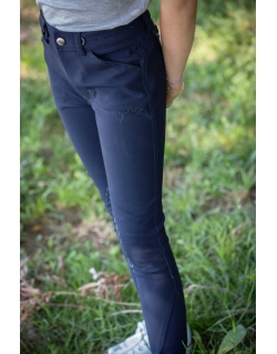 Eden by Pénélope Navy Élégance Breeches - Children