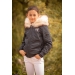 Eden by Pénélope Glitter Navy Lyon Bombers Jacket - Children