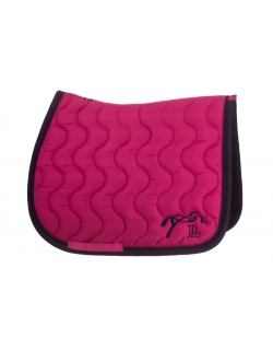 Tapis de selle Diamant - Fuchsia & Marine