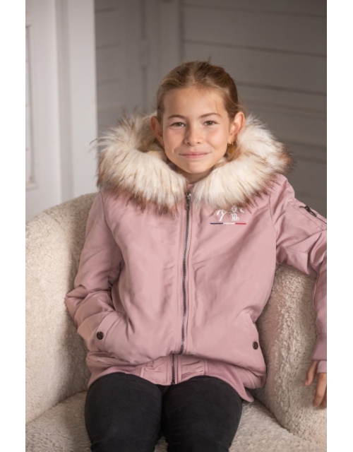 Eden by Pénélope Lyon Bombers Jacket Powder Pink - Children
