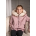 Eden by Pénélope Powder Pink Lyon Bombers Jacket - Children