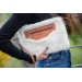 Pochette Emilie - Écru & Cognac