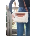 Pochette Emilie - Écru & Cognac