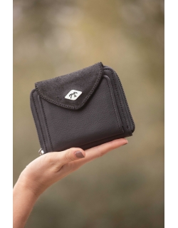 Porte-monnaie Clémence - Noir Glitter