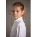 Eden by Pénélope Bruges Mesh Show Polo Shirt White - Children