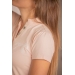 Victorine Polo Shirt - Nude