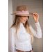 Chapeau Rafia - Beige & Rose