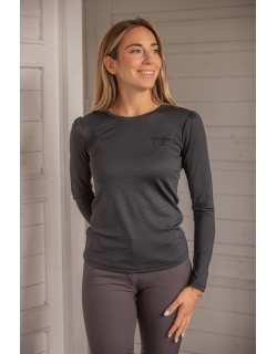 Techty Honey Long sleeve T-Shirt - Anthracite Grey