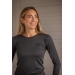 Techty Honey Long sleeve T-Shirt - Anthracite Grey