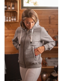 Sweat Tressy Flock - Gris Moyen