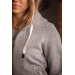 Tressy Flock Sweatshirt - Medium Grey