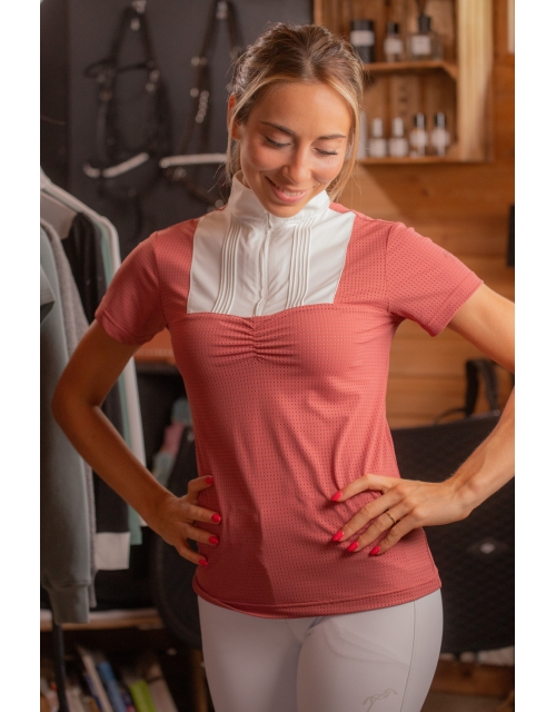 Florence Show Polo Shirt - Terracotta