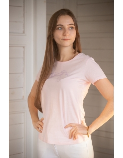 Iconic Strass T-shirt - Pink