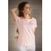 T-shirt Iconic Strass - Rose