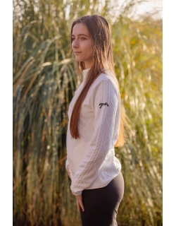 Pull Violette - Écru