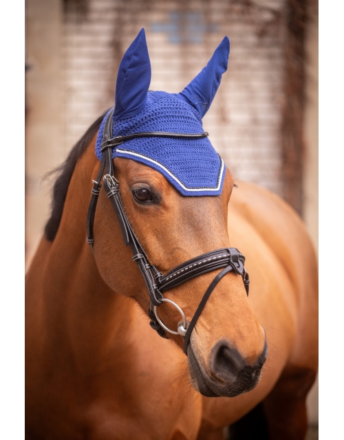 Bonnet Diamant - Bleu Roi & Blanc