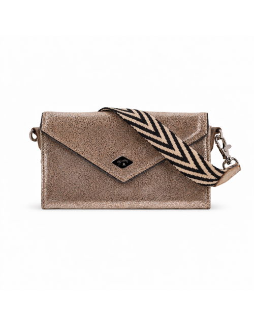 New Phone Pocket - Beige Glitter