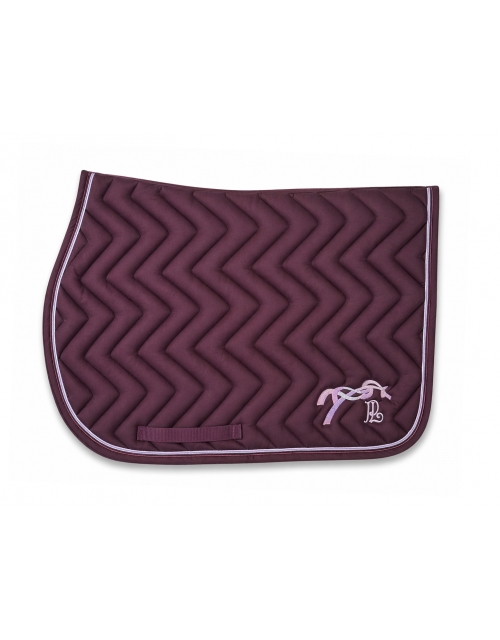 PL-Tek Saddle Pad - Plum & Lilac