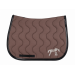 Classic Point Sellier Saddle Pad - Glossy Brown & Black