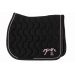 Tapis de selle Diamant - Noir & Rose Pâle