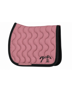 Tapis de selle Diamant - Vieux Rose & Noir