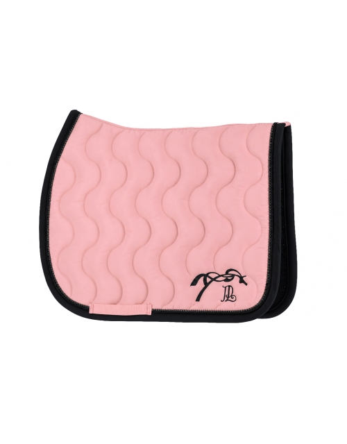 Tapis de selle Diamant - Rose Pâle & Noir