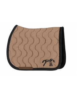 Tapis de selle Diamant - Chocolat & Noir
