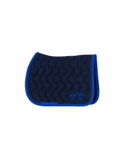 Eden by Pénélope Diamant Saddle Pad - Navy & Royal Blue