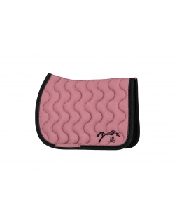 Tapis de selle Eden by Pénélope Diamant - Vieux Rose & Noir
