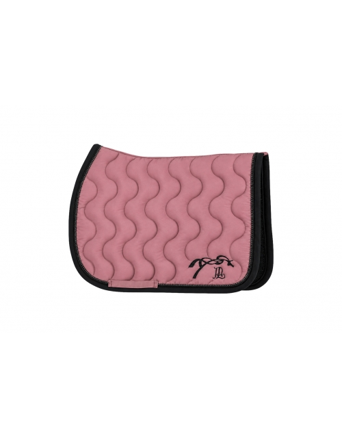 Eden by Pénélope Diamant Saddle Pad - Old Pink & Black