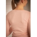 T-shirt PL-Techty Honey Eden by Pénélope Manches Longues - Rose Poudré