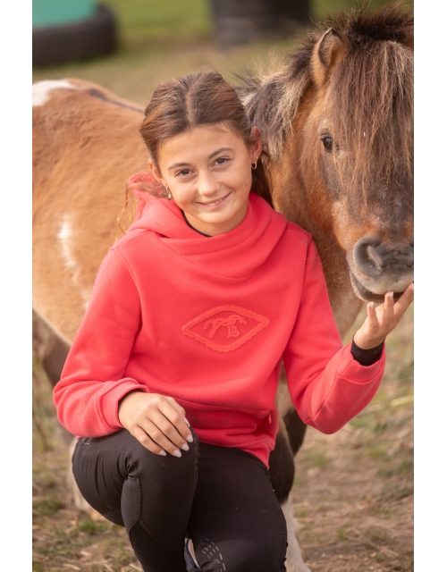 PL-Louison Eden by Pénélope Fluorescent Red Sweatshirt – Children