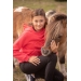 PL-Louison Eden by Pénélope Fluorescent Red Sweatshirt – Children
