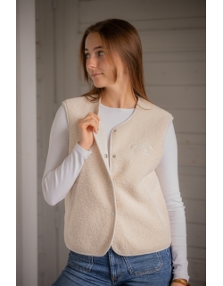 Charline sleeveless vest -...