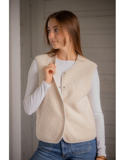 Gilet PL-Charline - Écru