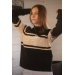 PL-Noris Pullover - Black & Camel