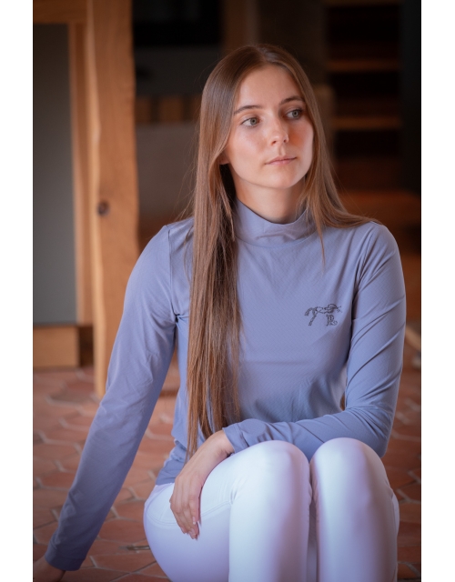 T-shirt PL-Charlotte - Bleu Gris