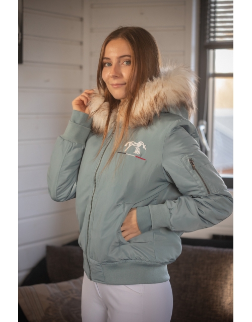 Lyon Bomber Jacket - Eucalyptus