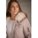 PL-Lyon Reversible Bomber Jacket - Taupe & Off-White