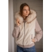 PL-Lyon Reversible Bomber Jacket - Taupe & Off-White
