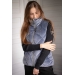 Gilet PL-Chouki Réversible - Bleu-Gris