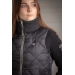 PL-Chouki Reversible Sleeveless Puffer Jacket - Black