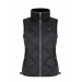 PL-Chouki Reversible Sleeveless Puffer Jacket - Black