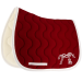 tapis de selle classique bordeaux Pénélope.